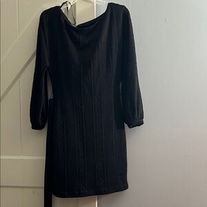 Guess Black Long Sleeve Dress